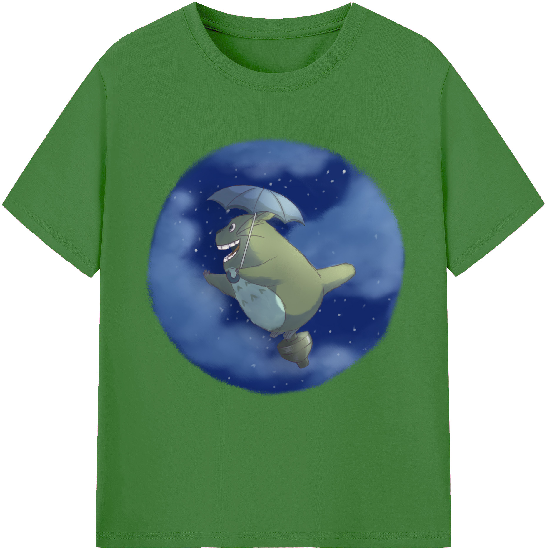 （画像用） となりのトトロ 草壁メイ 草壁サツキ My Neighbor Totoro Satsuki Kusakabe Mei Kusakabe レディースカジュアルプリントTシャツ（綿100％）